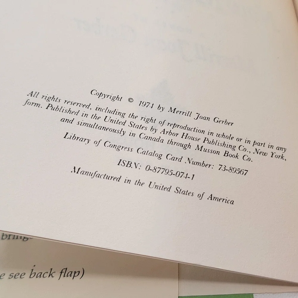 Merrill Joan Gerber Now Molly Knows Hardcover‎ 1974 First Edition Vintage Good